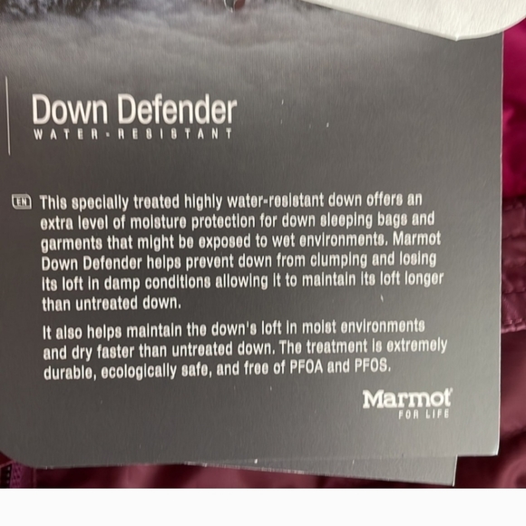 Marmot Jena 700 fill down jacket, size small - Picture 13 of 14